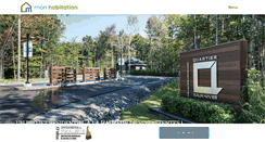 Desktop Screenshot of monhabitation.ca