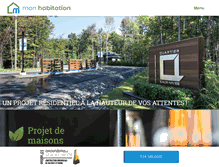Tablet Screenshot of monhabitation.ca